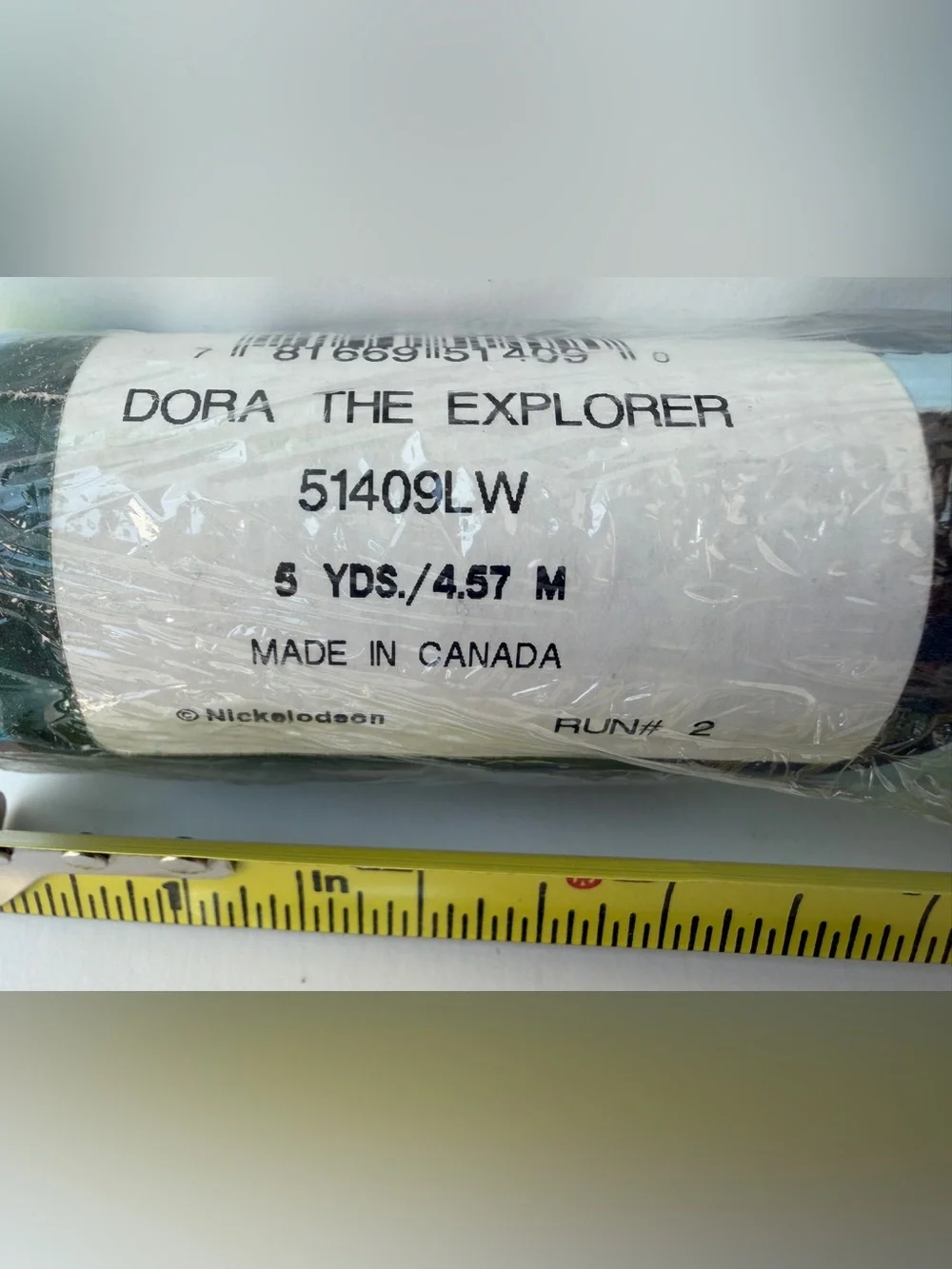 VTG SEALED Nickelodeon Dora the Explorer Boots Wallpaper Room Border 5 Yds